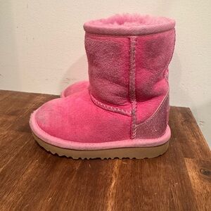 Pink UGG Suede Boots